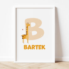 plakat z imieniem