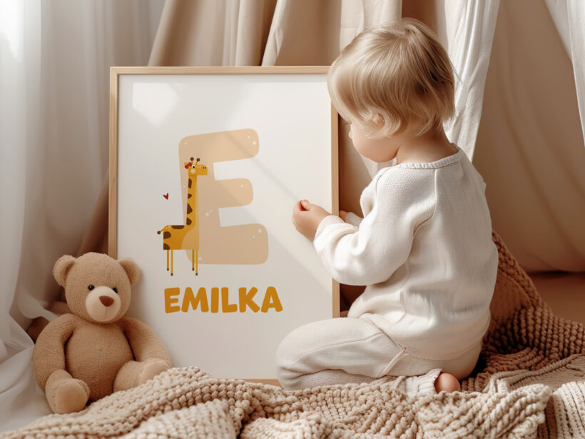 plakat do pokoju dziewczynki