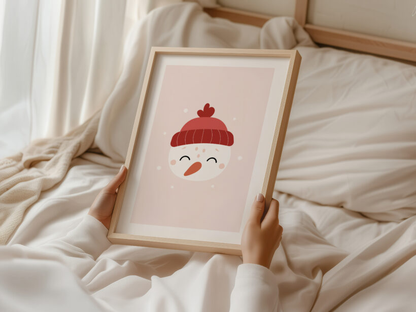 świąteczne ilustracje dla dzieci plakaty na Boże Narodzenie dla dzieci