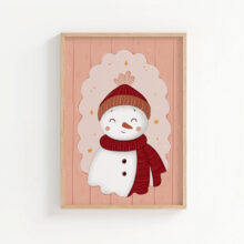 przytulne świąteczne plakaty do pokoju dziecka