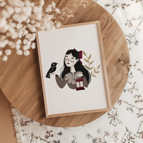 oryginalne ilustracje z kobietami plakaty do salonu