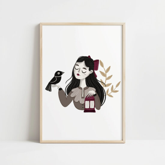 oryginalne nowoczesne plakaty z kobietami do przytulnych wnętrz