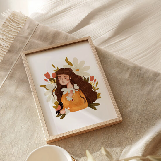 oryginalne kobiece plakaty i ilustracje do salonu produkowane w Polsce