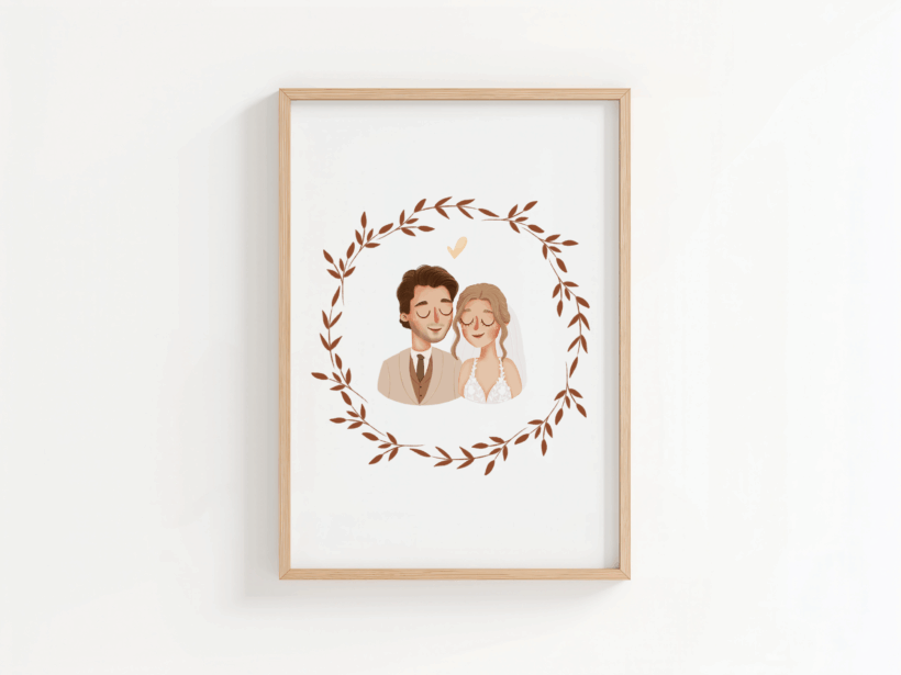 portret ilustrowany na zamówienie