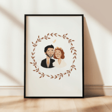 portret z okazji rocznicy ślubu