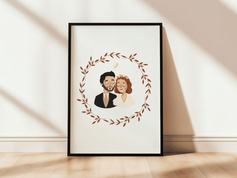 portret z okazji rocznicy ślubu