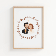 portret na podstawie zdjęć kreskówka