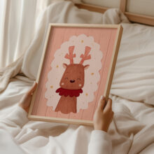 rustykalne plakaty świąteczne produkowane w Polsce