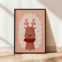 folkowe plakaty świąteczne dla dzieci