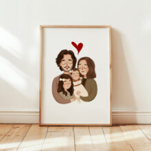 bajkowy portret rodzinny