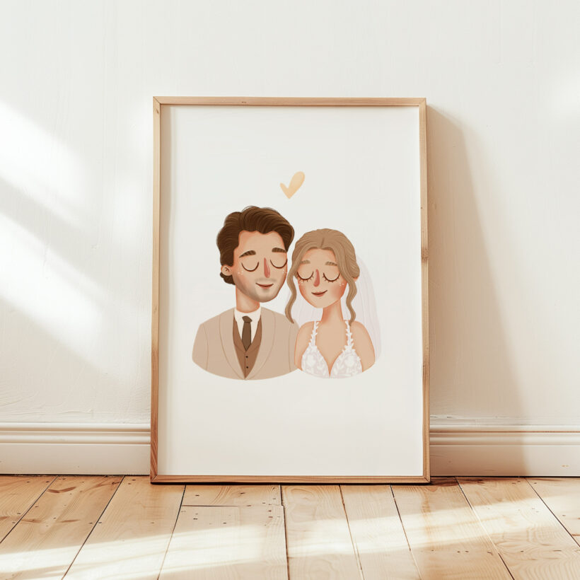 bajkowy portret ślubny dla pary