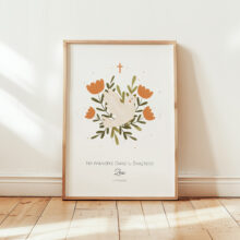 Pamiątka Chrztu Świętego na zamówienie personalizowana pamiątka Chrztu Świętego w ramce dekoracje do pokoju dziecka