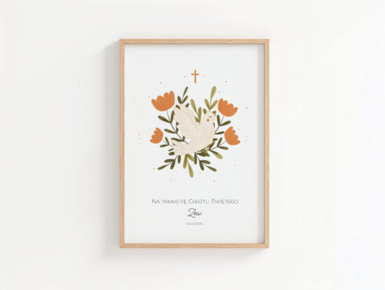 personalizowana pamiątka pierwszej komunii z imieniem