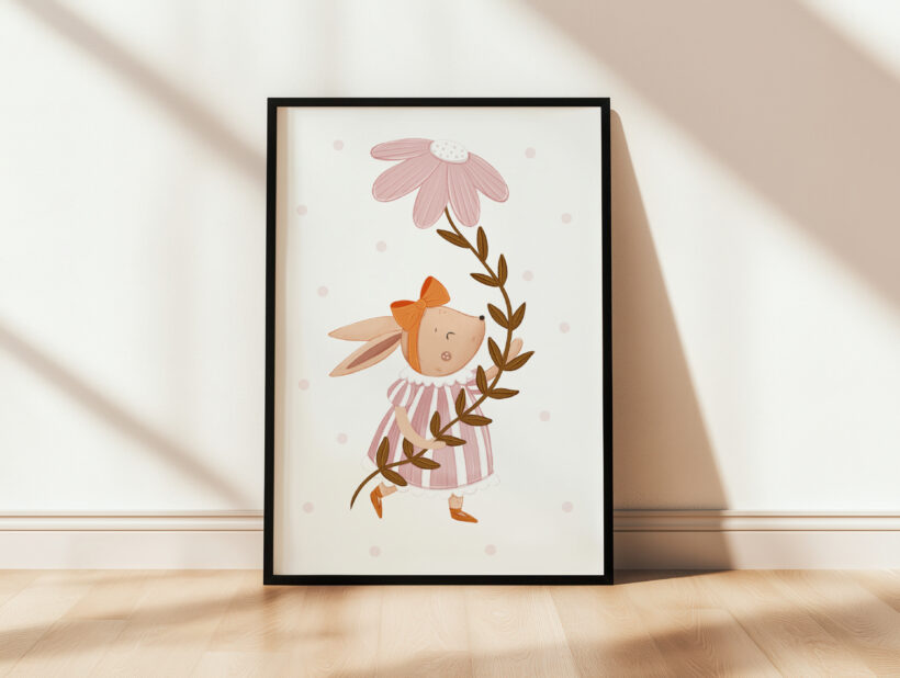 urocze autorskie plakaty do pokoju dziecięcego prezent narodziny dzieck