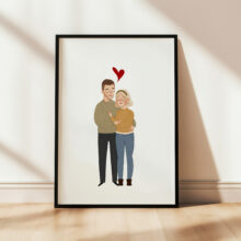 prezent na parapetówkę zabawny portret na zamowienie